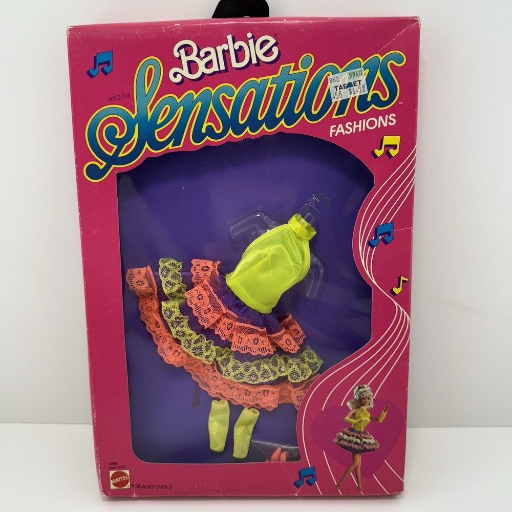 Barbie and The Sensations Fashions #4986 New NRFP 1987 Mattel, Inc.
